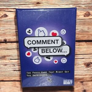 Comment Below Adult Party Game By What Do You‎ Meme? Brand New Social Media Insp